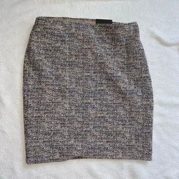 Express Tweed Neutral High Rise Skirt | Sz XS, NWT - Picture 2 of 7